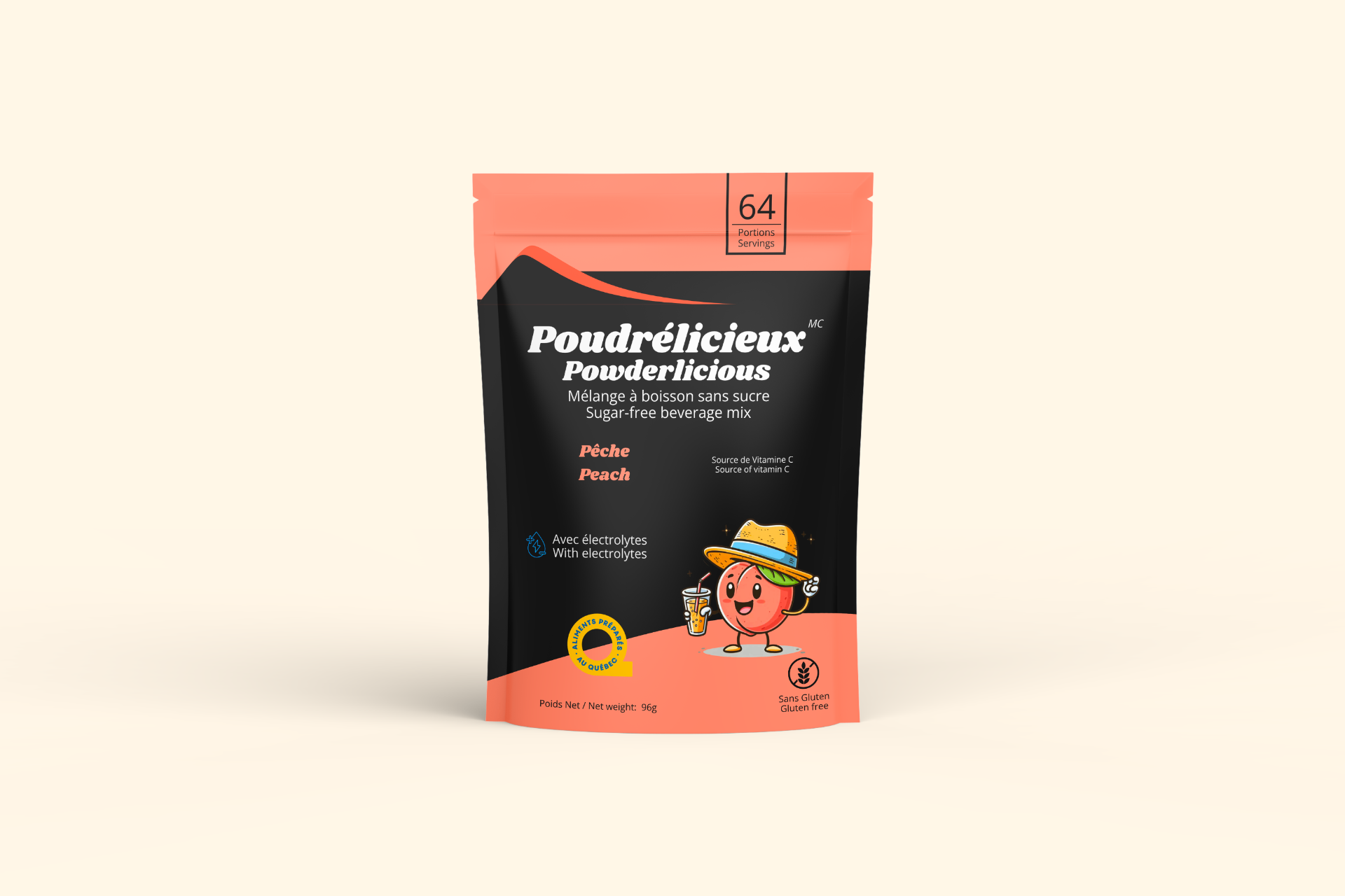 Mélange à boisson — Pêche